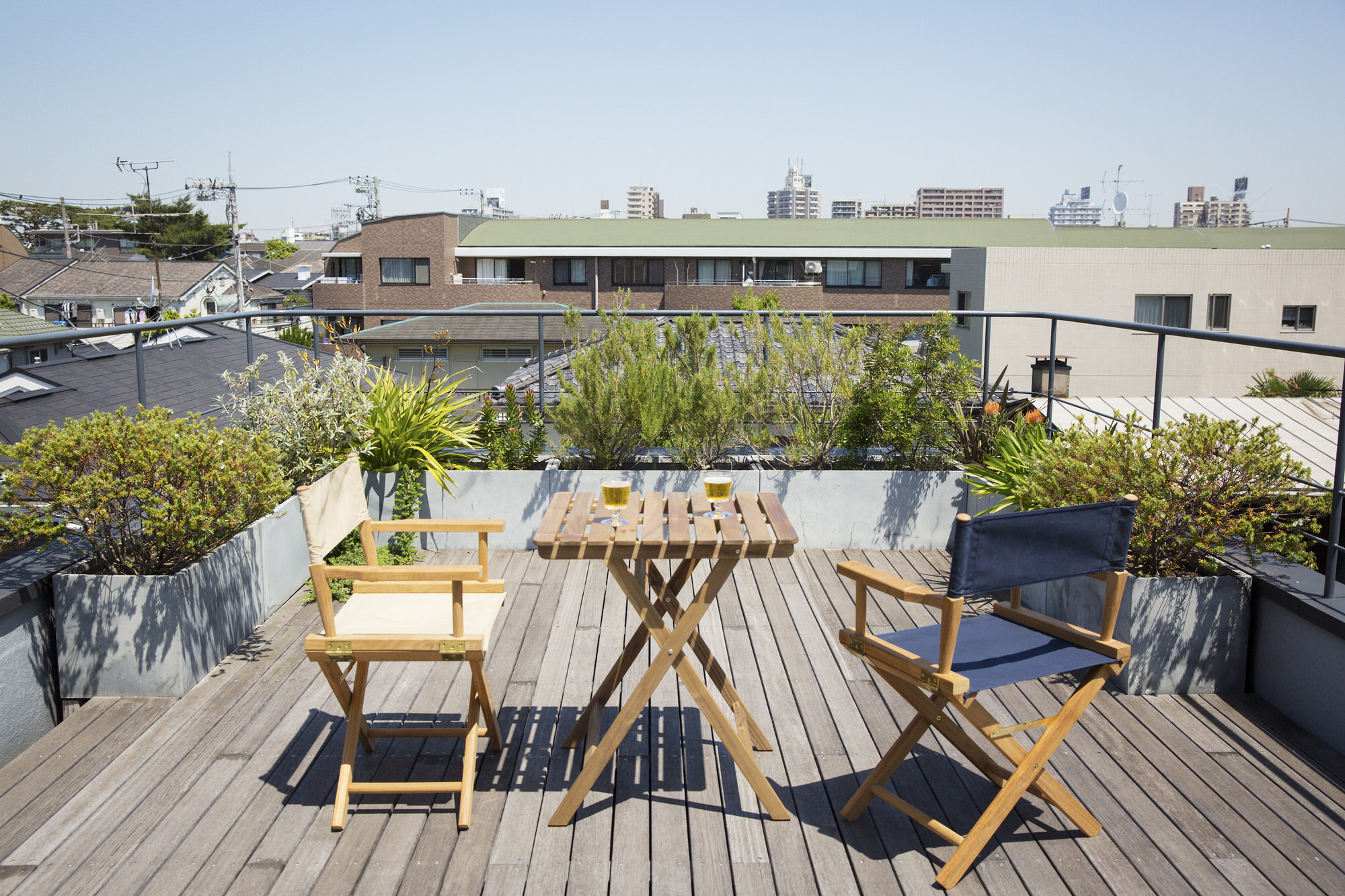 建築家が創った小さな 屋上庭園 と借景 Seeding